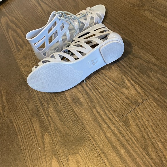 Blue jelly sandals - Picture 4 of 4